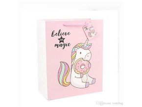 unicorn colorful small kraft paper gift bag with handle festival jewelry bags wedding birthday party gift package wrapping supplies 0302 (4)