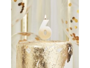 mix 222 gold ombre number 6 candle min