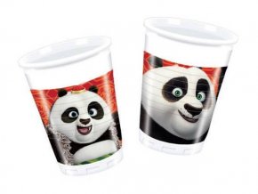 eng pl Plastic Cups Kung Fu Panda 200 ml 8 pcs 20355 2