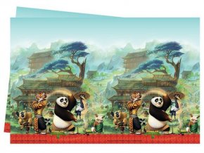 eng pl Plastic Tablecover Kung Fu Panda 120x180 cm 1 pc 20358 2