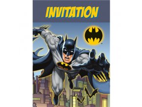 Pozvánky Batman party 8ks