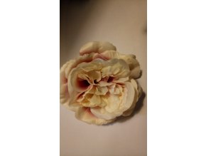 Dekorácia textilne hlavičky kvetu 12ks v balení