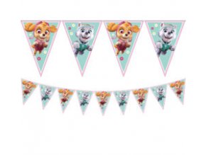 Banner-Girlanda vlajková Paw Patrol Skye 1ks v balení