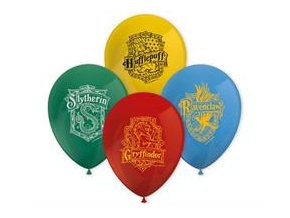 balony harry potter hogwarts houses 8 szt