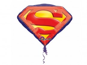 eng pl Superman Foil Balloon round 66 x 50cm 38766 2