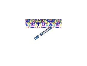 eng is Colorful confetti and metalic streamer party cannon 40 cm 1 pc 1343