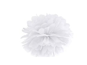 Pompom White 35cm