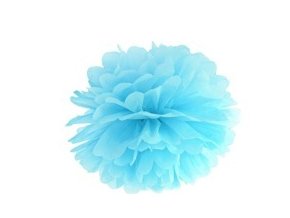 Pompom Sky Blue 35cm