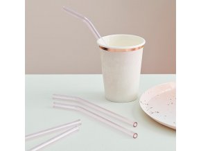 mix 412 pink glass straws min