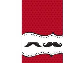 Obrus Moustache Madness 1ks v balení