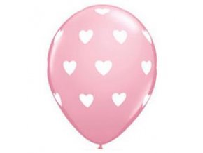 Latexové balóny  Stars Pink 6ks v balení