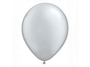 Latexový balón ˝16˝ Metallic Silver 1ks v balení