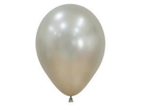 fenyes krem szinu kerek lufi sx12873