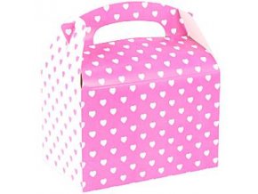 pink and white hearts party box BOXP026 v2