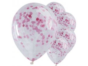 pick n mix pink confetti balloons PMIXBALL8 v1
