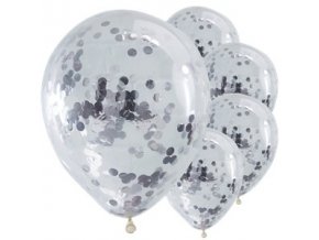 pick n mix silver confetti balloons PMIXBALL7 v1