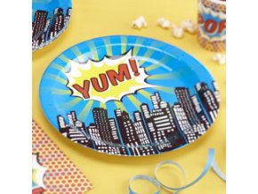 pop art superhero plates POPAPLAT ps13