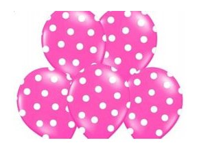 eng pm Balloons 14 Pastel Rose Dots 5 pcs 13143 1