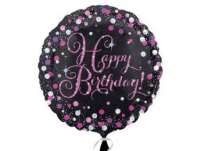 18 inch es happy birthday pink celebration prismatic szulinapi folia lufi n3378201