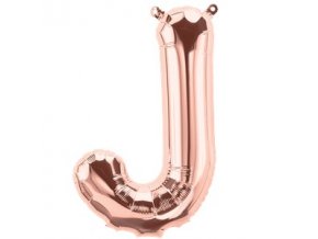 Rose Gold Letter J Balloon FOIL2735 v1