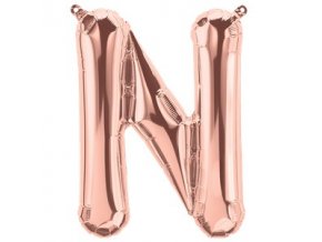 Rose Gold Letter N Balloon FOIL2739 v1