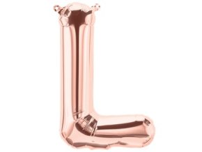 Rose Gold Letter L Balloon FOIL2737 v1