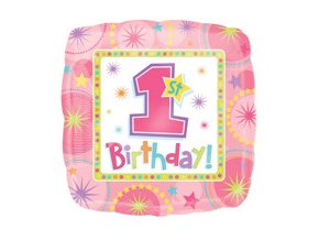 eng pm One derful Birthday Girl Foil Balloon 45 cm 1 pc 4638 2