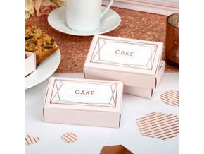 geo blush Wedding Cake Boxes GEOBCBOX v2