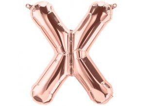 Rose Gold Letter X Balloon FOIL2749 v1