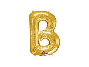 Gold Letter B Balloon Foil FOIL2369 th2