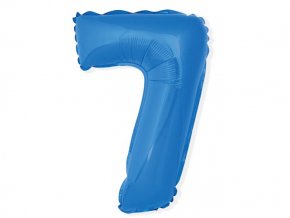 eng pl Mini Shape Number 7 Blue Foil Balloon 35 cm 1 pc 26680 2