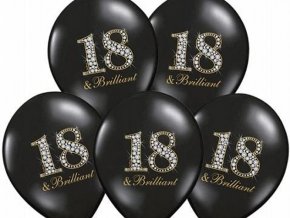 eng pl 18th Birthday Pastel Balloons 18 brilliant 37 cm 5 pcs 8348 4