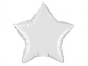 eng pl White Star Foil Balloon 47 cm 1 pc 5823 2