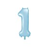 eng pl Number 1 sky blue SuperShape Foil Balloon 86 cm 1 pc 38336 2