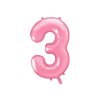 eng pl Number 3 pink SuperShape Foil Balloon 86 cm 1 pc 38328 3