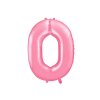 eng pl Number 0 pink SuperShape Foil Balloon 86 cm 1 pc 38325 2