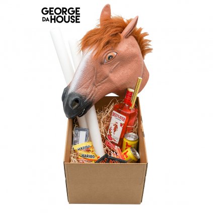 Boxík - George Da House edice (maska koně, lightsticky, prskavka a více)