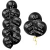 10 pcs black birthday funny balloons abus main 0