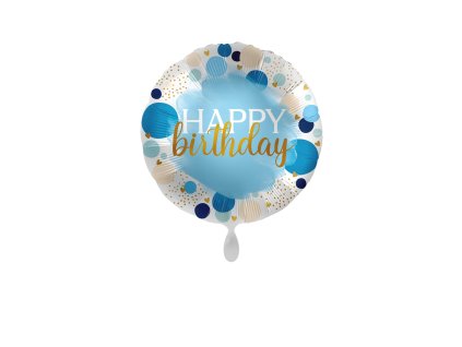 Fóliový́ balón, Happy Birthday, 43cm
