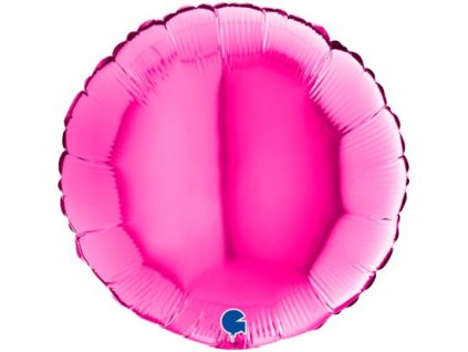 Fóliový́ balón magenta, 46 cm