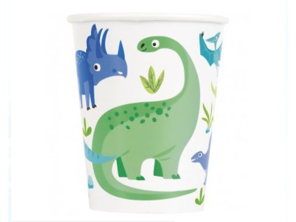 Papierové poháre Dinosaury
