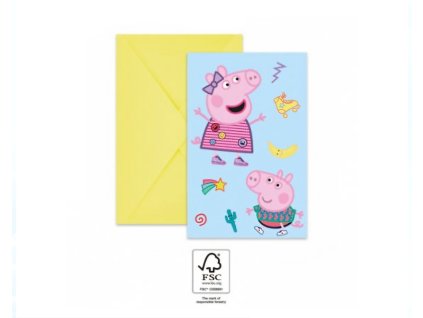 Pozvánky Peppa Pig