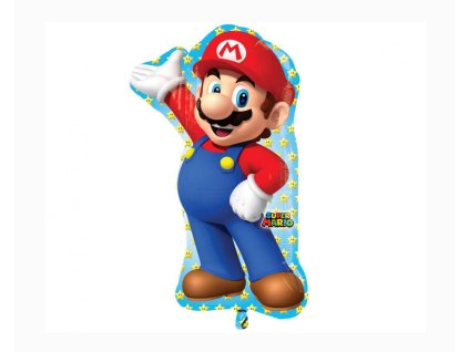 Fóliový balón Super Mario, 55x83 cm