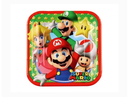 Papierové taniere Super Mario