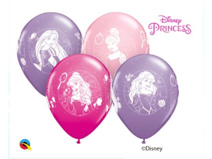 Latexové balóny Disney princezné balenie 6 kusov, 30 cm
