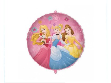 Fóliový́ balón kruh Disney princezné, 46 cm