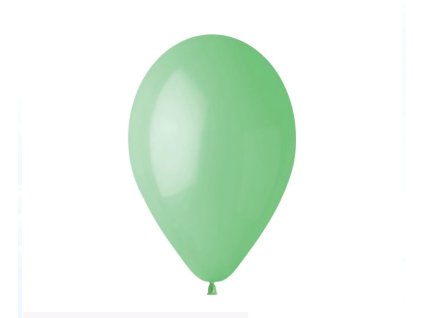 Latexový balón 30cm mätový zelený, 0,30 EUR s DPH