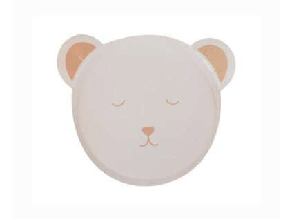 Papierové taniere Macko, balenie 8 kusov, 23cm, 9,45 EUR s DPH