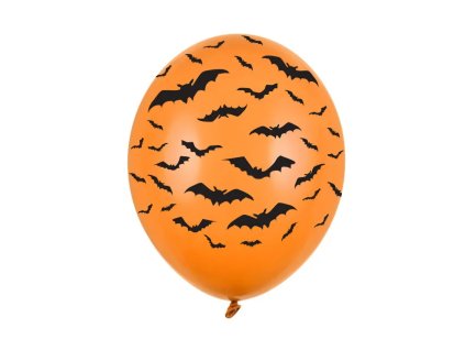 Latexový balón s netopiermi