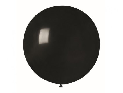 Gender čierny latexový balón, 80 cm